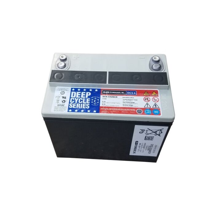 AGM Deep Cycle batteri 12V 33Ah til Tesla Model S