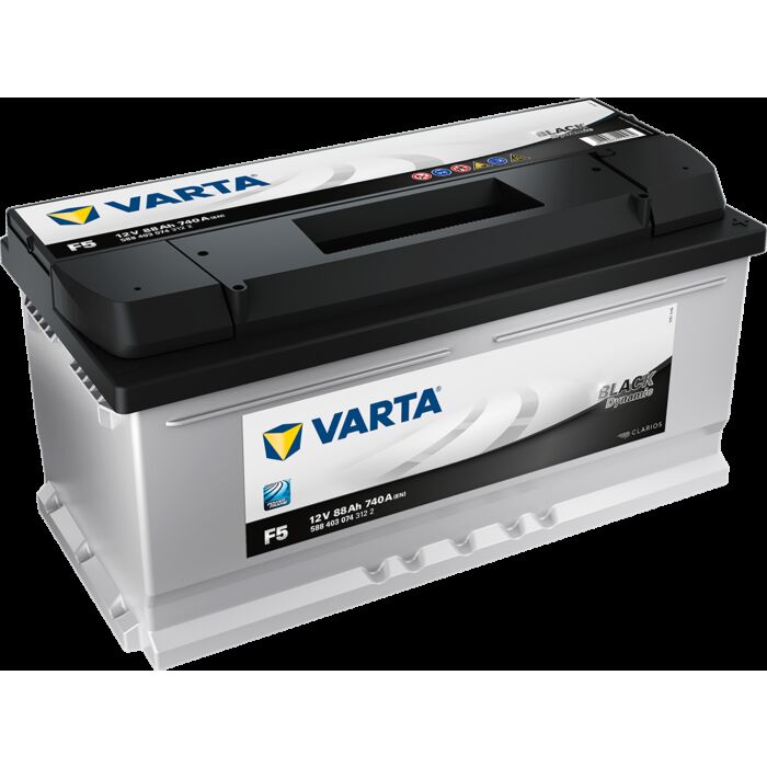 VARTA Black Dynamic Batteri 12V 88AH 740CCA (353x175x175/175mm) Polstilling 5 - Plusspol til hÃƒÂ¸yre F5