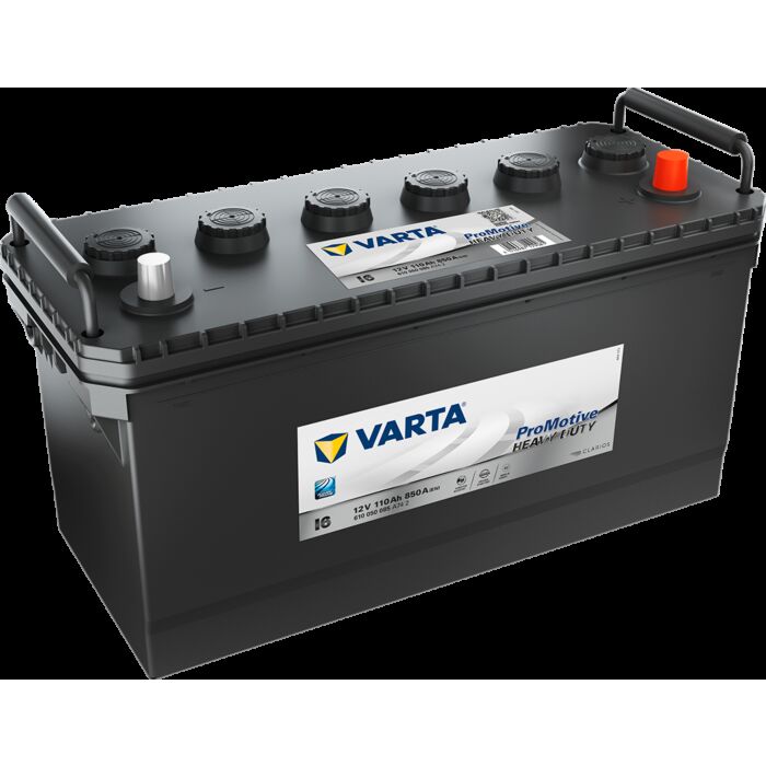 VARTA Promotive Black Batteri 12V 110AH 850CCA (413x175x200/220mm) Polstilling 5 - Plusspol til hÃƒÂ¸yre I6