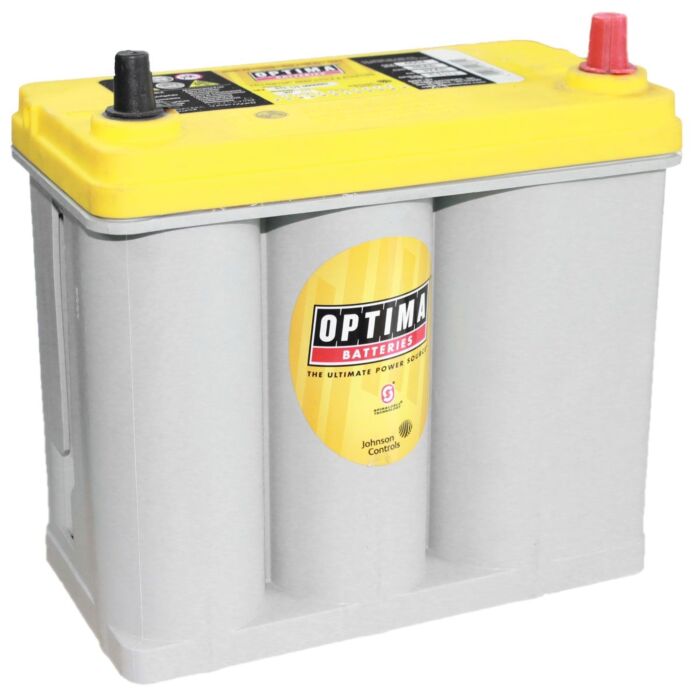OPTIMA AGM Yellow Top 12V 38AH 460CCA (237x129x227mm) Polstilling 5 - Plusspol til hÃƒÂ¸yre 8072-176