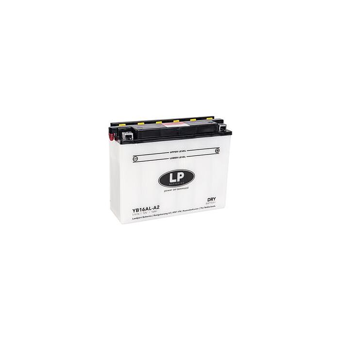 YB16AL-A2 batteri til MC og ATV 12V 16Ah ATX-16AL-A2 GB16AL-A2  (206x71x164mm)  