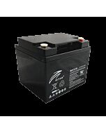 RITAR AGM Deep Cycle Batteri 12V 40Ah (198x166x171mm) Polstilling 5 - Plusspol til hÃƒÂ¸yre