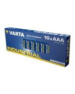 Kjøp Varta Industrial AAA/LR03 1,5V Alkalisk batteri 10pk hos altitec.no for kr 49,00