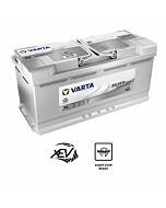 VARTA Silver Dynamic AGM Batteri 12V 105AH 950CCA (394x175x190/190mm) +høyre A4