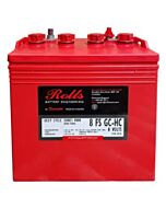 ROLLS 8-FS-GC-HC Deep Cycle Traksjonsbatteri 8V 180AH (260x180x283mm) Polstilling 4 - Plusspol til venstre