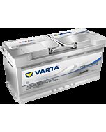 VARTA AGM Fritidsbatteri 12V 105AH 950CCA (394x175x190/190mm) Polstilling 5 - Plusspol til hÃƒÂ¸yre LA105