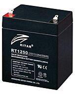 RITAR AGM Batteri 12V 5AH (90x70x101mm) F1
