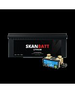 SKANBATT Lithium Batteri 48V 50AH 50A BMS (522x240x218mm) - IP67 - Med Bluetooth - NYHET! (kan forhÃƒÂ¥ndsbestilles)