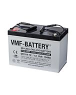 VMF AGM Batteri 12V 104AH (Tilsvarer Ritar DC12-100S)