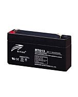RITAR AGM Batteri 6V 1,3AH (94x24x52mm) F1