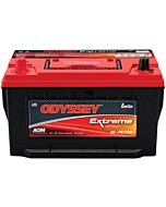ODYSSEY 65-PC1750 AGM Batteri 12V 74AH 950CCA (301x183x190mm) Polstilling 4 - Plusspol til venstre (ODX AGM65)