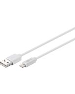 Kjøp 2m iPhone Lader / Data kabel til 5, 6, 7, 8, X og iPad - Apple-MFI Lightning 8-pin data hos altitec.no for kr 161,00