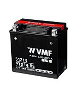VMF MC Batteri 12V 12AH 200CCA (152x88x147) + venstre | YTX14-BS ( LUCAS LTX14BS )