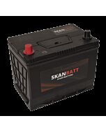 SKANBATT Startbatteri 12V 70AH 550CCA (261x172x200/220mm) Polstilling 4 - Plusspol til venstre