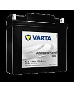 VARTA GEL MC Batteri 12V 19AH 170CCA (186x82x173mm) Polstilling 5 - Plusspol til hÃƒÂ¸yre