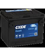 EXIDE STARTBATTERI 12V 55AH (230x180x186mm) Polstilling 4 - Plusspol til venstre