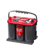 OPTIMA AGM Red Top 12V 44AH 730CCA (237x172x197mm) Polstilling 4 - Plusspol til venstre 8020-255