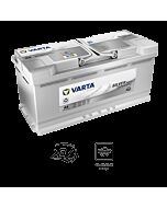 VARTA Silver Dynamic AGM Batteri 12V 105AH 950CCA (394x175x190/190mm) Polstilling 5 - Plusspol til hÃƒÂ¸yre A4