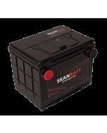 SKANBATT Startbatteri 12V 65AH 650CCA (230x179x180/180mm) Polstilling 4 - Plusspol til venstre