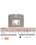 ENERSYS 12TP110 Traksjonsbatteri 12V 140AH C20 / 110AH C5(343x173x278mm)