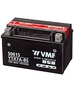 VMF MC Batteri 12V 6AH 105CCA (150x87x94) Polstilling 4 - Plusspol til venstre | YTX7A-BS