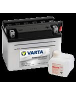VARTA MC Batteri 12V 4AH 50CCA (121x71x93mm) Polstilling 5 - Plusspol til hÃƒÂ¸yre YB4L-B