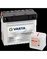 VARTA MC Batteri 12V 19AH 100CCA (186x82x171mm) Polstilling 5 - Plusspol til hÃƒÂ¸yre 51913
