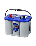 OPTIMA AGM Blue Top 12V 55AH 765CCA (254x175x200mm) Polstilling 4 - Plusspol til venstre 8016-253
