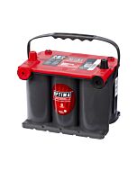 OPTIMA AGM Red Top 12V 44AH 730CCA (237x172x197mm) Polstilling 4 - Plusspol til venstre 8022-255