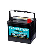 VMF Plenklipper batteri 12V 28AH 250CCA (205x132x159/186mm) Polstilling 5 - Plusspol til hÃƒÂ¸yre 12N24-3