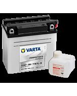 VARTA MC Batteri 12V 7AH 74CCA (136x76x134mm) Polstilling 5 - Plusspol til hÃƒÂ¸yre YB7L-B