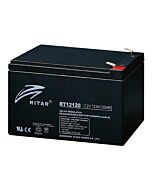 RITAR AGM Batteri 12V 12AH (151x98x95mm) F2