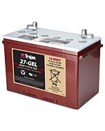 TROJAN GEL Deep Cycle Traksjonsbatteri 12V 91Ah (323x162x235mm) Polstilling 4 - Plusspol til venstre