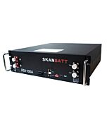 SKANBATT HEAT Lithium Batteri 51,2V 100Ah - 5,12kWh - LiFePO4 - Rackmodul 3U - Med innebygget varme