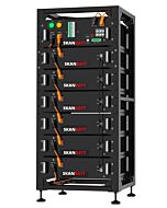 SKANBATT High Volt rack 307,2V - 30,72kWh - Inkludert stativ og BMU