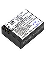 600mAh for ACTIVEON CX,CX HD,CX Gold