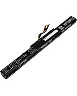 2600mAh for Asus GL553VD,GL553VD-1A,GL553VD-1B,GL553VD-2B,GL553VD-2D,GL553VD-FY072T,GL553VD-FY124T,GL553VE-1B,GL553VE-DS74,GL553VE-FY003T