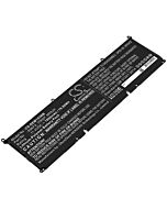 7000mAh for DELL Alienware M15 R3,Alienware M15 R3 P87F,Alienware M17 2020,Alienware M17 R3 P45E,XPS 15 9500 Core i7 4K UHD,Precision 5550 P91F,Alienware M15 2020 ALW15M-5758W,XPS 15 9500