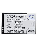 1200mAh for Navgear Motorradnavi SLX-350,TourMate SLX-350