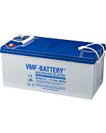 VMF GEL Deep Cycle Batteri 12V 200AH (522x240x223mm) Polstilling 5 - Plusspol til hÃƒÂ¸yre