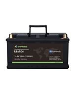 IMPROVE Lithium Batteri 12V 100Ah (LiFePO4) BMS 100A - BLUETOOTH - BOBIL