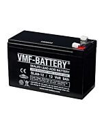VMF 12V 9AH AGM Batteri F2 (Tilsvarer RT1290 F2)