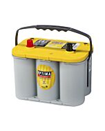 OPTIMA AGM Yellow Top 12V 55AH 750CCA (244x174x195mm) Polstilling 4 - Plusspol til venstre 8012-254