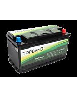 TOPBAND Lithium HEAT PRO - 12V 100AH - 100A BMS - BOBIL - Bluetooth og Varme (TOP-HEAT-RV)