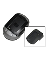 Bil og Nettlader til Samsung kamera SLB-1137D - Input 12VDC / 110-230VAC