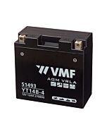 VMF MC Batteri 12V 12AH 210CCA (150x69x145) Polstilling 4 - Plusspol til venstre | YT14-B4 | YT14B-BS