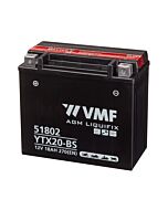 VMF MC Batteri 12V 18AH 210CCA (175x86x154) Polstilling 4 - Plusspol til venstre | YTX20-BS
