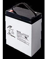 RITAR AGM Deep Cycle Batteri 6V 100AH (194x170x205mm) +diagonalt