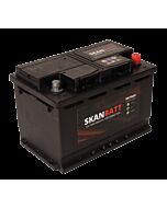 SKANBATT Fritidsbatteri 12V 74AH 680CCA (278x175x190/190mm) Polstilling 5 - Plusspol til hÃƒÂ¸yre