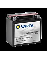 VARTA AGM MC Batteri 12V 18AH 250CCA (177x88x156mm) Polstilling 4 - Plusspol til venstre YTX20-BS